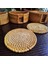 6 Parçalı Set Rattan Çay Altlığı Çay Töreni Pot Tutucu Rattan Kase Pedi Pot Pedi Pot Pedi Isı Yalıtım Pedi (Yurt Dışından) 4