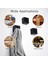 Banyo Için Havluluk - Kendinden Yapışkanlı Mutfak Havlu Askısı Kavrayıcı, Duvara Monte Bulaşık Havlu Kancaları, 6'lı Paket Siyah (Yurt Dışından) 5