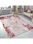 Doku 1090 Gri Kırmızı Modern Salon Halısı 1