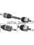 DK58007 DK58007 Sol Aks Komple Jeep Compass 17- 1.3 Fiat 500×18- 1.3 1