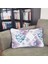 Biyeli Yastık Kırlent Kılıfı Desenlı Mor 50X30 1