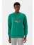 Erkek Sweatshirt Yeşil M500235 2