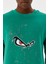 Erkek Sweatshirt Yeşil M500235 4