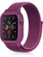 Apple Watch 44 mm Hasırlı Cırtcırtlı Kasalı Kordon 2/3/4/5/6/7/8 Azn-Kasalı 1