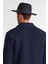 Erkek Büyük Beden 60CM Siyah Fedora Şapka 3