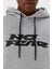 Erkek Sweatshirt Kapüşonlu Gri Melanj M500271 3
