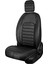 Seat Arona Uyumlu Deri Oto Koltuk Kılıfı Ön-Arka Tam Set Aysa Series (Siyah) 4
