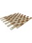 Mutfak Tezgah Arası Kristal Cam Mozaik. Cam Ölçüsü: 23X98X4 Mm. File Karo Ölçüsü: 30X30 Cm. Renk: Krem-Bronz Efekti. ( 1 Koli = 11 Karo file = 1 m2 fiyatıdır ) 3
