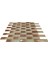 Mutfak Tezgah Arası Kristal Cam Mozaik. Cam Ölçüsü: 23X98X4 Mm. File Karo Ölçüsü: 30X30 Cm. Renk: Krem-Bronz Efekti. ( 1 Koli = 11 Karo file = 1 m2 fiyatıdır ) 5