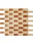 Mutfak Tezgah Arası Kristal Cam Mozaik. Cam Ölçüsü: 23X98X4 Mm. File Karo Ölçüsü: 30X30 Cm. Renk: Krem-Bronz Efekti. ( 1 Koli = 11 Karo file = 1 m2 fiyatıdır ) 1