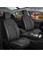 hyundai Getz Uyumlu Deri Oto Koltuk Kılıfı Ön-Arka Tam Set Aysa Series (Siyah-Beyaz) 3