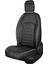 hyundai Getz Uyumlu Deri Oto Koltuk Kılıfı Ön-Arka Tam Set Aysa Series (Siyah-Beyaz) 4