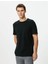 4SAM10160HK Koton Erkek T-Shirt Siyah 1