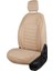 opel Astra H Sedan Uyumlu Deri Oto Koltuk Kılıfı Ön-Arka Tam Set Aysa Series (Bej) 4