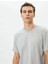 4SAM10160HK Koton Erkek T-Shirt Gri 2