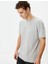 4SAM10160HK Koton Erkek T-Shirt Gri 3