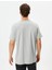 4SAM10160HK Koton Erkek T-Shirt Gri 4