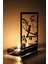 Machin.ist Ağaçtaki Kuş Dekoratif Mumluk Metal Siyah - 12 cm x 15,5 cm x 6,5 cm 3