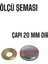 10 Adet Vida Kapatıcı Kapağı 20 mm Metal Vida Tapası Tıpası Dekoratif Vida Gizleyici Krom 3
