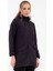 Koyu Gri Çıkarılabilir Kapüşonlu 2 Cepli Su Ve Rüzgar Geçirmez Kadın Softshell Mont 6331 1