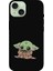 Apple iPhone 15 Baby Yoda Siyah Telefon Kılıfı 1