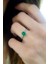 Sky Diamond Green creative rubies 925ayar gümüş tek taş yüzük 1