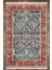 Kırmızı Mavi Desenli Yıkanabilir Kaymaz Salon Halısı Dekoratif Kilim ARM-1100 2