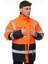 Iş Kabanı Parka Su ve Rüzgar Geçirmez Rain Safety Model Membranlı Neon Turuncu Erkek 1