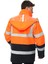Iş Kabanı Parka Su ve Rüzgar Geçirmez Rain Safety Model Membranlı Neon Turuncu Erkek 3