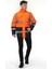 Iş Kabanı Parka Su ve Rüzgar Geçirmez Rain Safety Model Membranlı Neon Turuncu Erkek 5