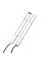 2 Adet Buz Mavisi 2X17CM Cob LED Işık Şeridi Kırmızı Su Geçirmez Araba Drl Sis Lambası Sürüş Lambası Dc 12V Gündüz Farları Süper Parlak Su Geçirmez (Yurt Dışından) 3