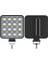 Bir Stil W 16LEDS Kare Çalışma Işığı Süper Parlak Beyaz Lamba Araba Motosiklet Kamyon Için Dc Araba Yardımcı Far (Yurt Dışından) 2