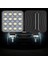 Bir Stil W 16LEDS Kare Çalışma Işığı Süper Parlak Beyaz Lamba Araba Motosiklet Kamyon Için Dc Araba Yardımcı Far (Yurt Dışından) 3