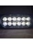 12V 12LED Sarı A Stili Dc 12V 36W Beyaz 12LED Araba Kamyon Güvenlik Uyarısı Acil Her Zaman Parlak Işık Lambası Araba Strobe Acil Durum Yanıp Sönen Uyarı Işığı (Yurt Dışından) 3