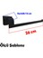Banyo Lavabo Mutfak Aparat Uzun Kağıt Havluluk Standı Kağıtlık 26 cm Paslanmaz Metal Sağlam Siyah 2