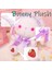 9.8 "tavşan Peluş Doldurulmuş Hayvan Doll, Lolita Tavşan Peluş Hayvan Oyuncaklar Kızlar Için Tatil Doğum Günü Hediyesi (Mor) (Yurt Dışından) 4