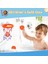Eğlenceli Basketbol Potası Topları Playset Erkek Kız Banyo Oyuncakları Küvet 3 Top Seti Güçlü Vantuz Banyo Oyunu Çocuklar Için Yeni Yürümeye Başlayan Çocuklar (Yurt Dışından) 3