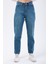 23668-YESIL-TINT-YIKAMA Yüksek Bel Mom Jeans 2