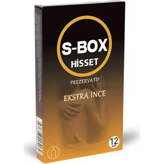 S-Box Ekstra Ince Prezervatif 12'li