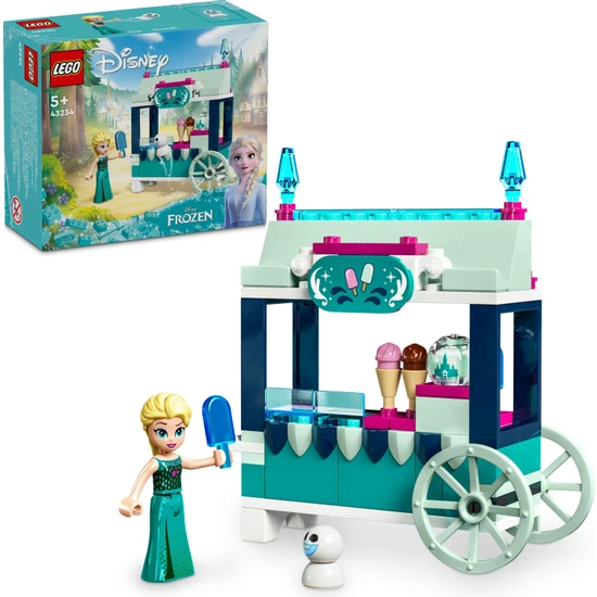 LEGO® ǀ Disney Frozen Elsa’nın Dondurmacısı 43234 - 5 Yaş ve Üzeri Karlar Ülkesi Hayranı Çocuklar için Yaratıcı Oyuncak Yapım Seti (82 Parça)