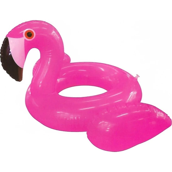 Elifeshop Büyük Boy Flamingo Simit Havuz & Deniz Simidi Plaj Sahil Oyuncağı 55 Cm.