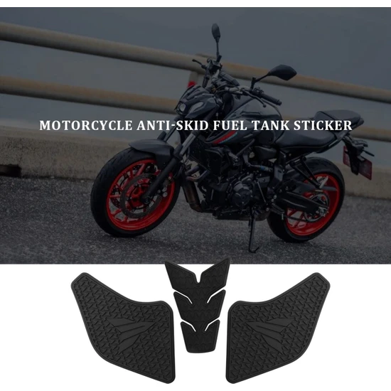 Internet Motosiklet Kaymaz Yan Yakıt Deposu Pad Çıkartmalar Yamaha MT07 Mt-07 2021 Su Geçirmez Ped (Yurt Dışından)