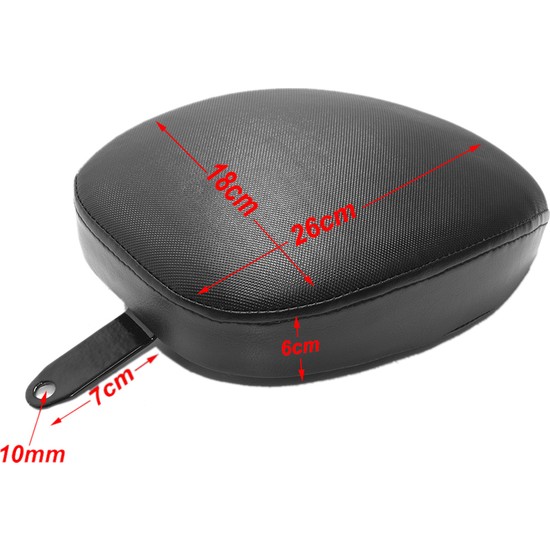 Siège Passager Arrière Pour Harley Sportster XL1200 883 - Coussin En Cuir Synthétique, Facile à Installer