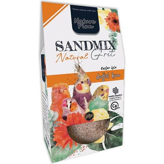 Nature Plan Sandmix Grit Natural Kuş Kumu 250 gr