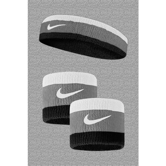 Nike Havlu Bileklik ve Kafa Bandı - 2'li Set