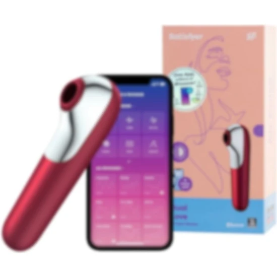 Satisfyer Dual Love Pink Telefon Kontrollü Klitoris Emiş ve Titreşim Vibratörü