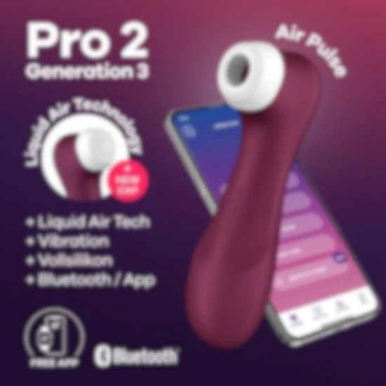 Satisfyer Ada Marketing Satisfyer Pro 2 Generation 3 Telefon Kontrollü Emiş Özellikli Klitoral Vibratör