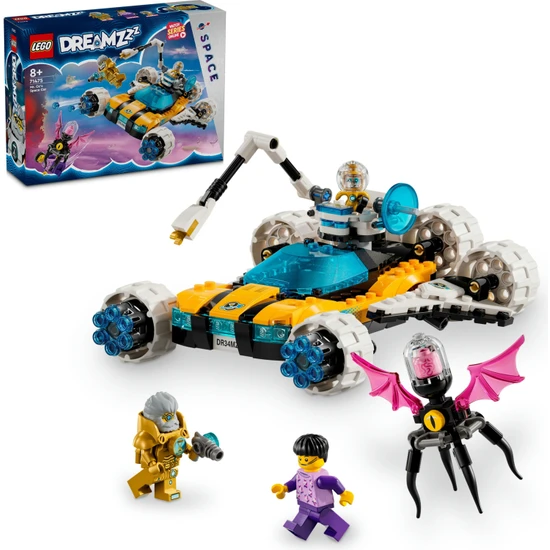 LEGO® DREAMZzz™ Bay Oz’un Uzay Arabası 71475 - 8 Yaş ve Üzeri için Dönüşebilen Araç İçeren Yaratıcı Oyuncak Yapım Seti (350 Parça)