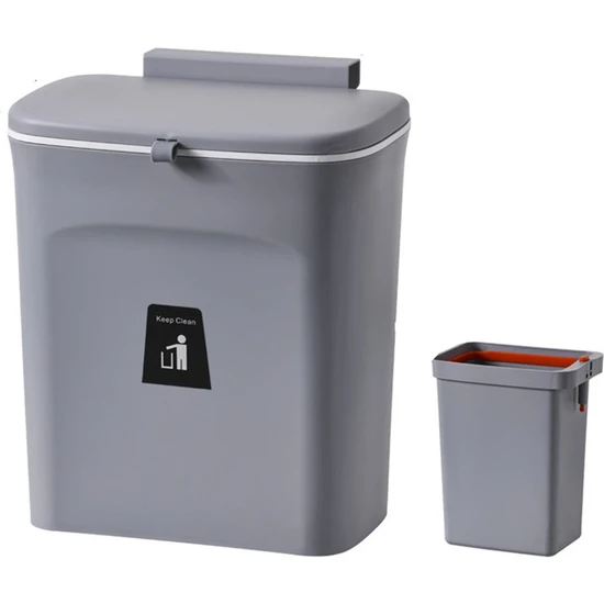 Humble Tuvalet Mutfak Atık Depolama + Iç Varil Duvara Monte Çöp Kutusu Dolabı Çöp Çöp Kutusu Kapı Asılı Çöp Kutusu A (Yurt Dışından)