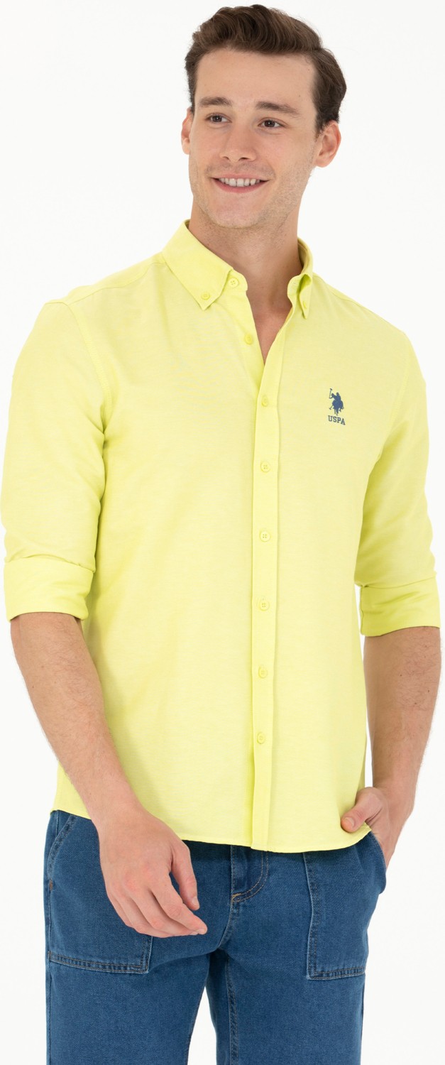 U.S. Polo Assn. Erkek Beyaz Gömlek Basic 50262932-VR013